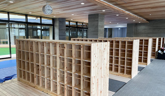 某学校下足箱の画像